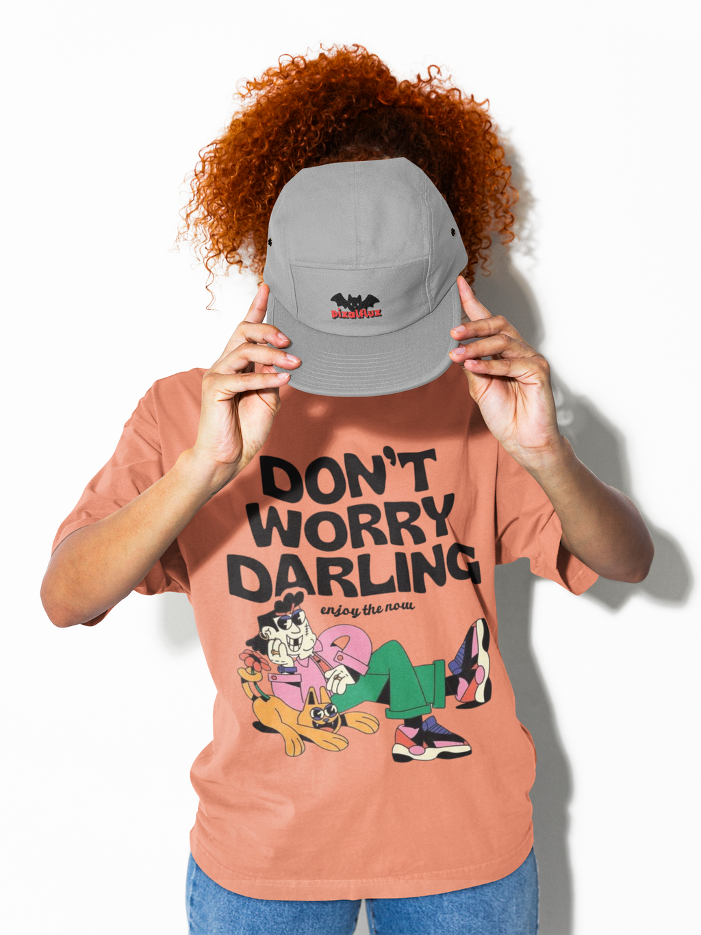 Don’t Worry Darling Oversized T-Shirt for Women