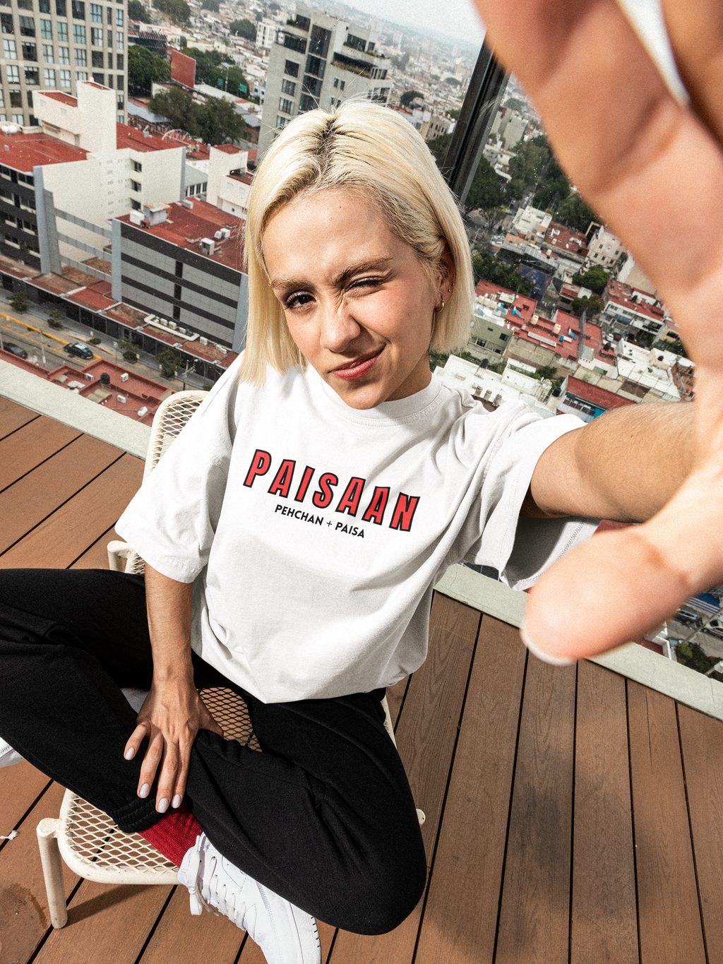 Paisaan Oversized T-Shirt | Pixalflux