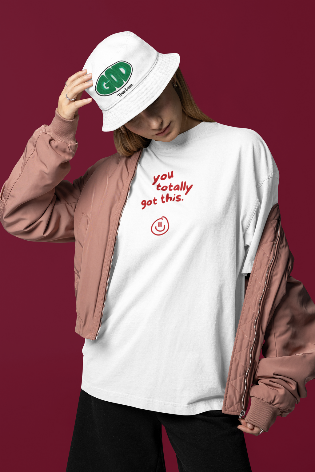 You Totally Got This Oversized T-Shirt | Pixalflux