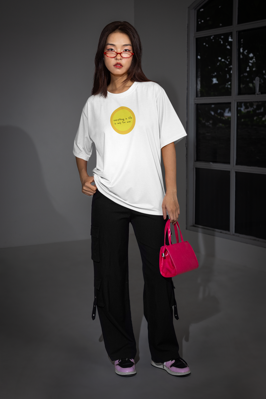 Only for Now Oversized T-Shirt  | Pixalflux