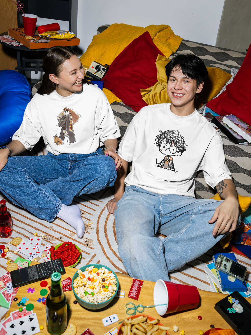 Hermione-Harry Potter Oversized T-Shirt for Women