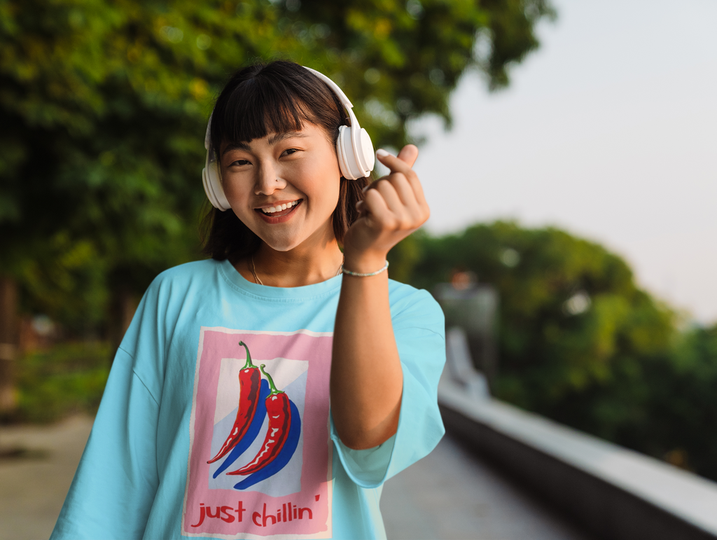 Just Chillin' Oversized T-Shirt for Women | Pixalflux