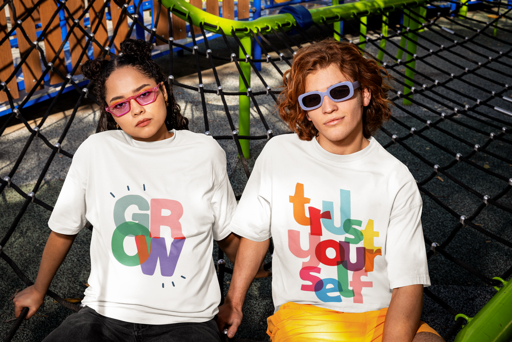 Trust Yourself Oversized T-Shirt for Men