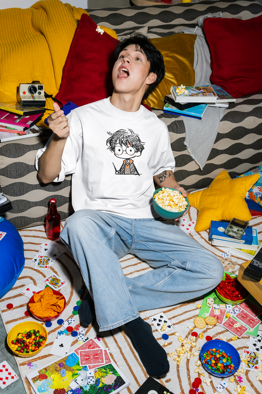 Harry Potter–Inspired Oversized T-Shirt for Men