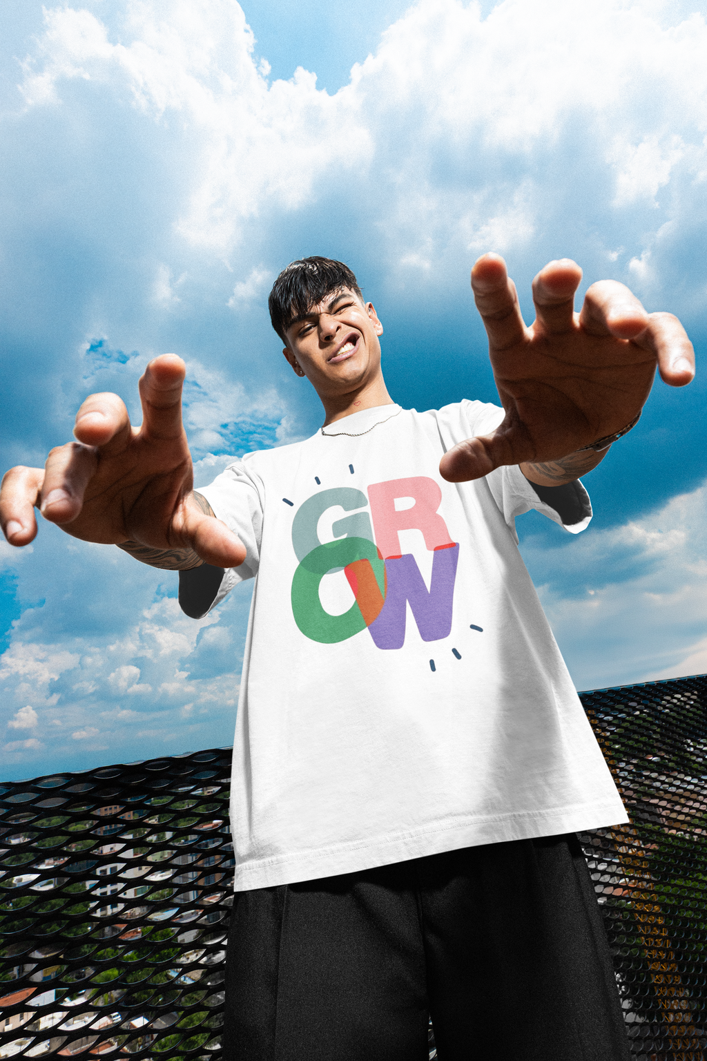 GROW Oversized T-Shirt for Men