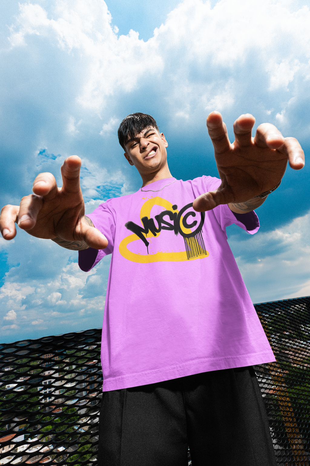 Urban Beats Oversized T-Shirt | Pixalflux