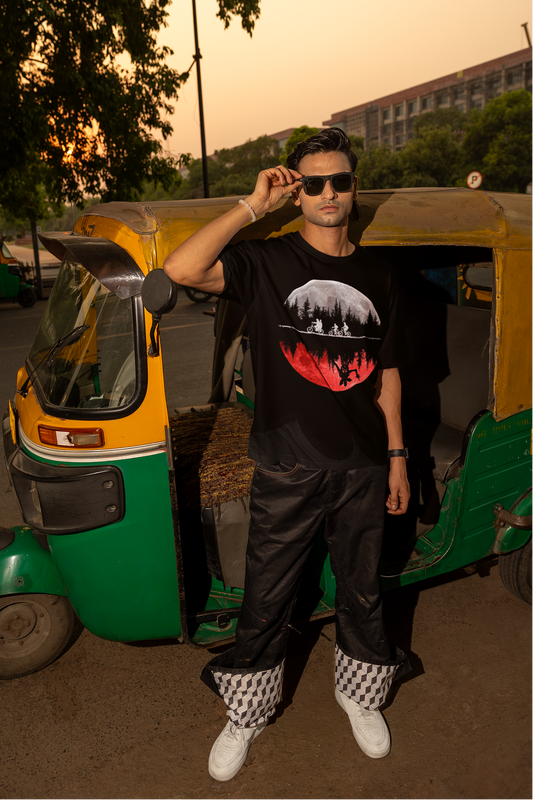 Stranger Things Oversized T-Shirt for Men