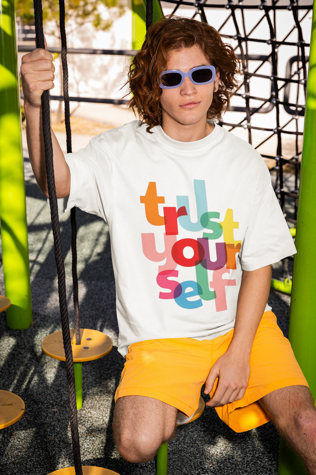 Trust Yourself Oversized T-Shirt for Men