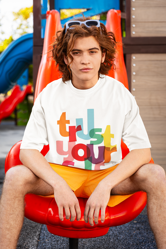 Trust Yourself Oversized T-Shirt for Men