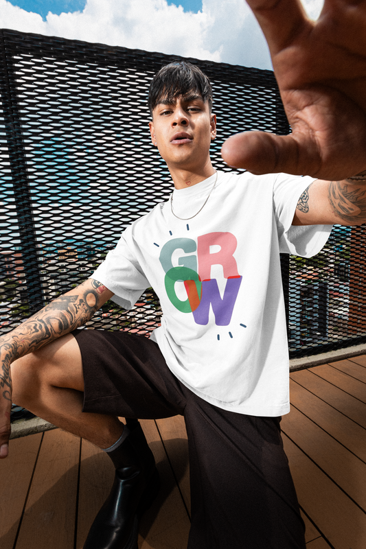 GROW Oversized T-Shirt for Men