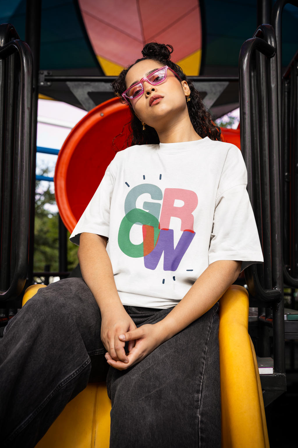 GROW Oversized T-Shirt for Women