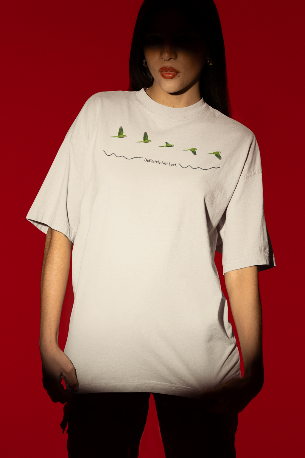 Definitely Not Lost Oversized T-Shirt | Pixalflux
