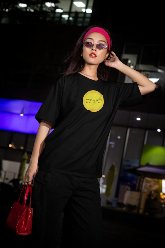Only for Now Oversized T-Shirt  | Pixalflux