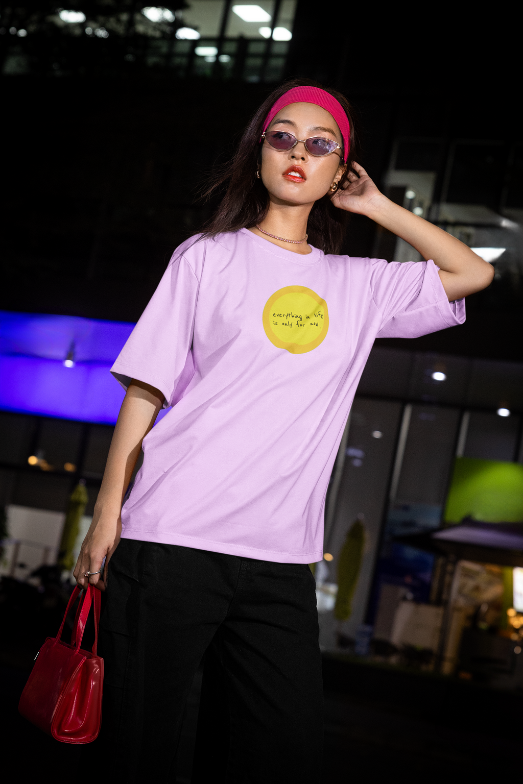 Only for Now Oversized T-Shirt  | Pixalflux