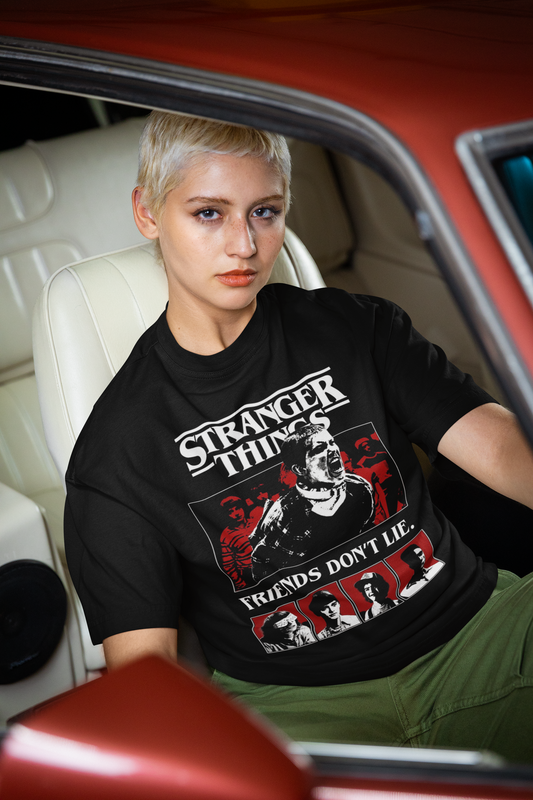 Stranger Things Oversized T-Shirt for Women