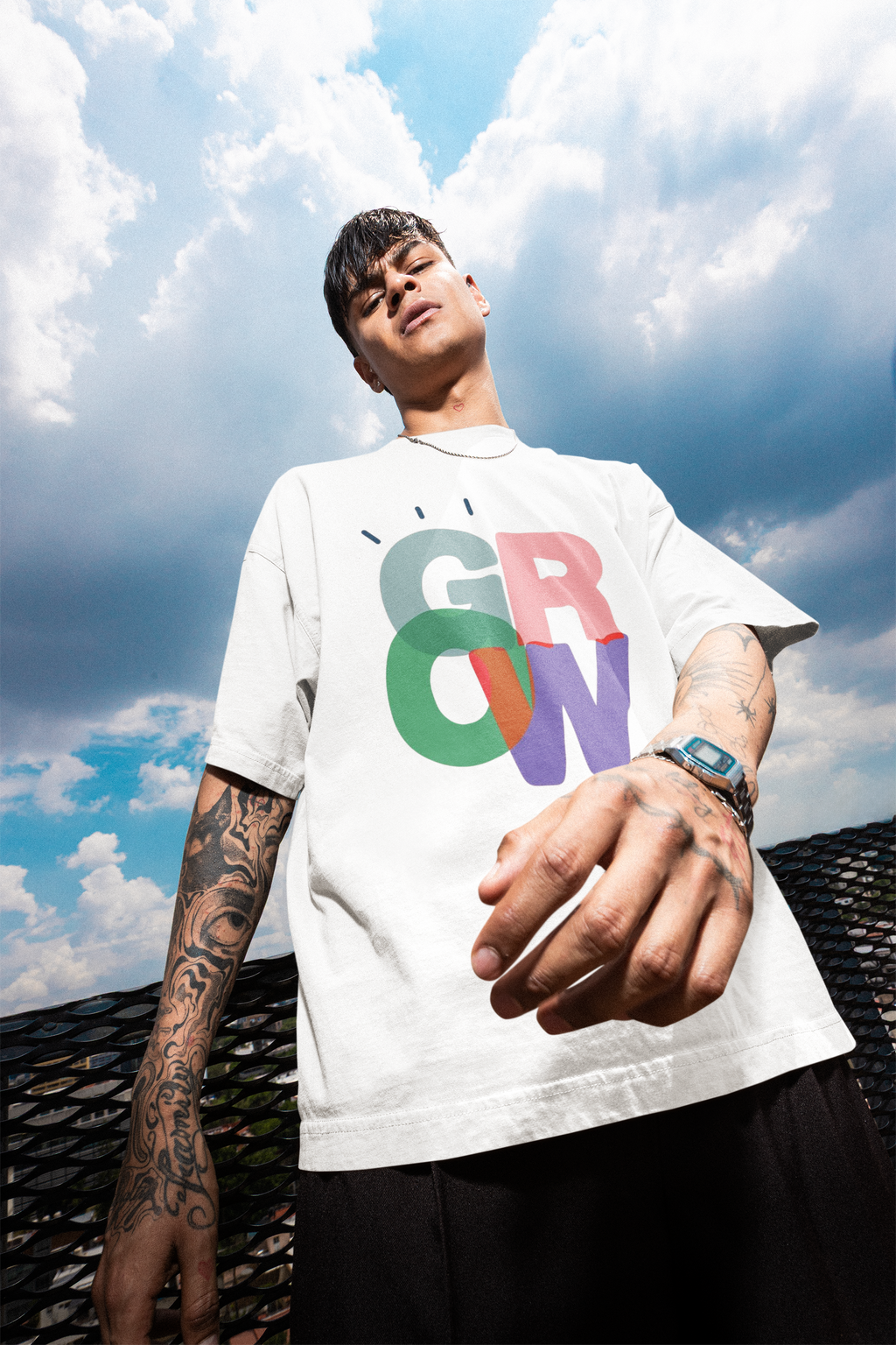 GROW Oversized T-Shirt for Men