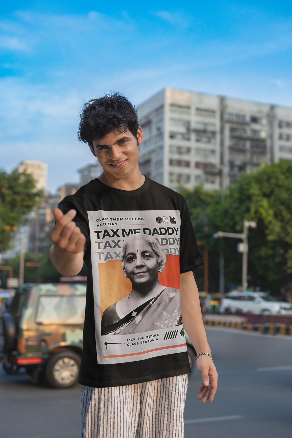 TAX ME DADDY Oversized T-Shirt for Men