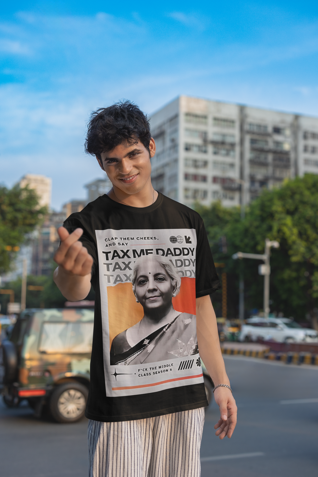 TAX ME DADDY Oversized T-Shirt for Men