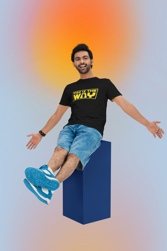 This Is The Way Star War Statement Oversized T-Shirt for Men