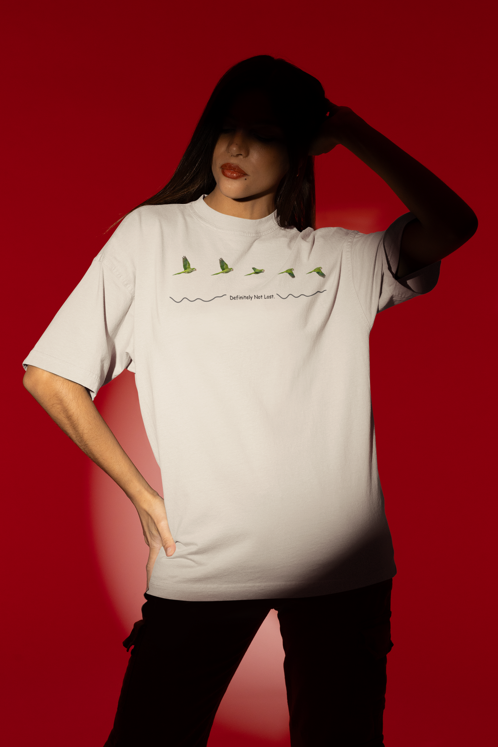 Definitely Not Lost Oversized T-Shirt | Pixalflux
