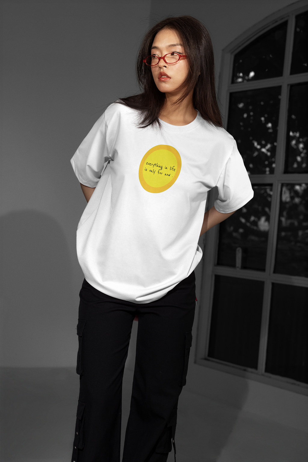 Only for Now Oversized T-Shirt  | Pixalflux