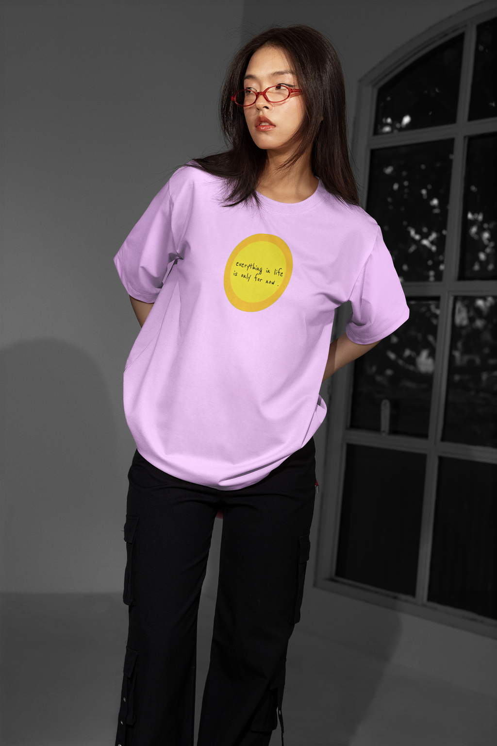 Only for Now Oversized T-Shirt  | Pixalflux