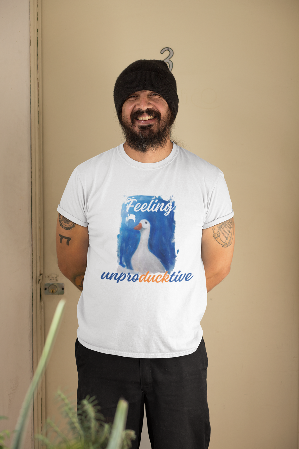 Feeling Unproductive Graphic Regular T-Shirt for Men