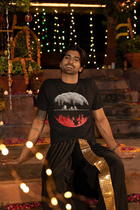 Stranger Things Upside Down Regular Fit T-Shirt for Men